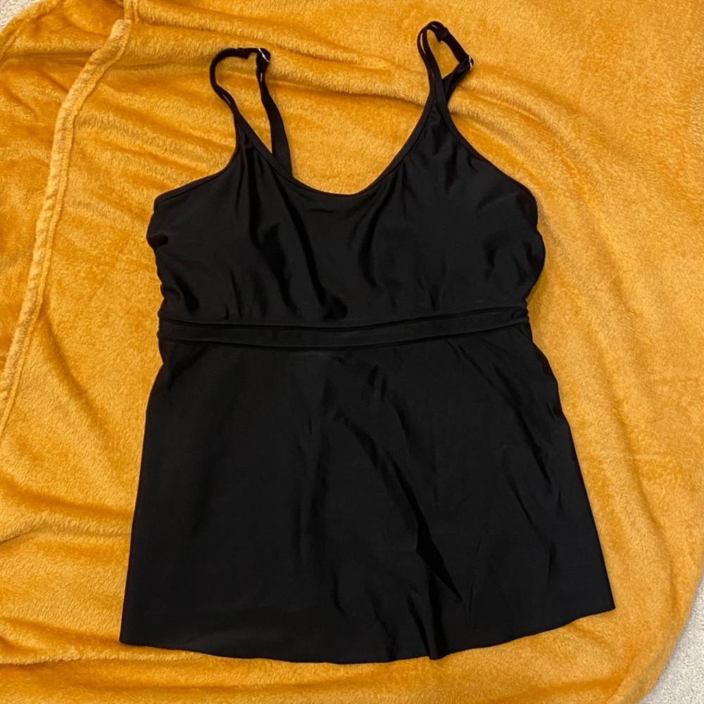 Black Swim Top